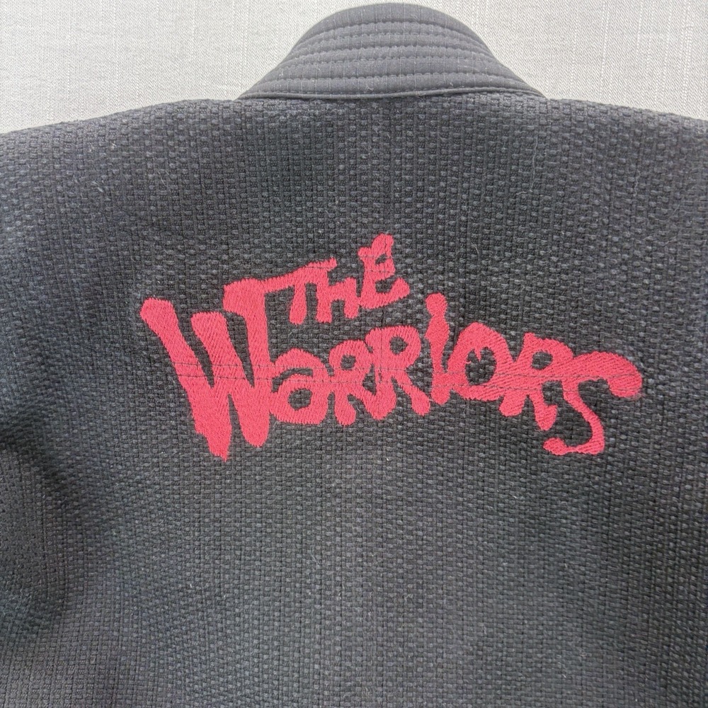 The Warriors Licensed BJJ Gi Jacket A0 Black Pearl Weave Movie Edition No Pants